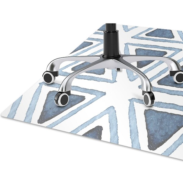 Tapis de chaise de bureau Triangles