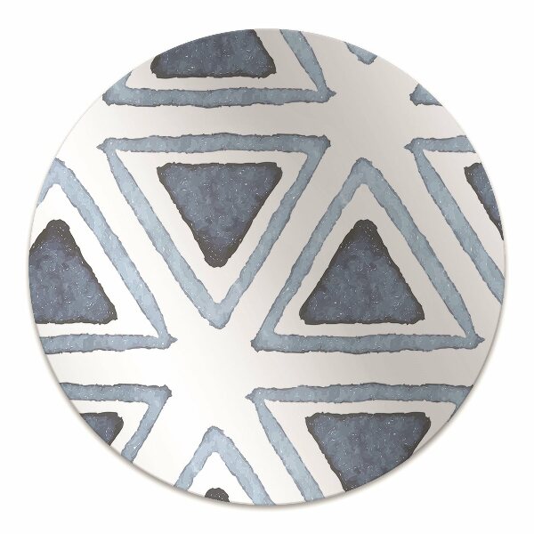 Tapis de chaise de bureau Triangles