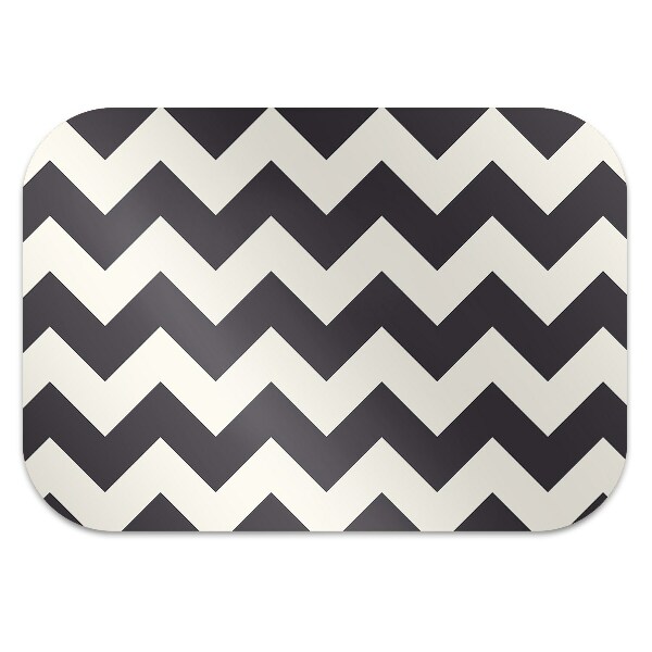 Tapis de chaise de bureau Zigzag