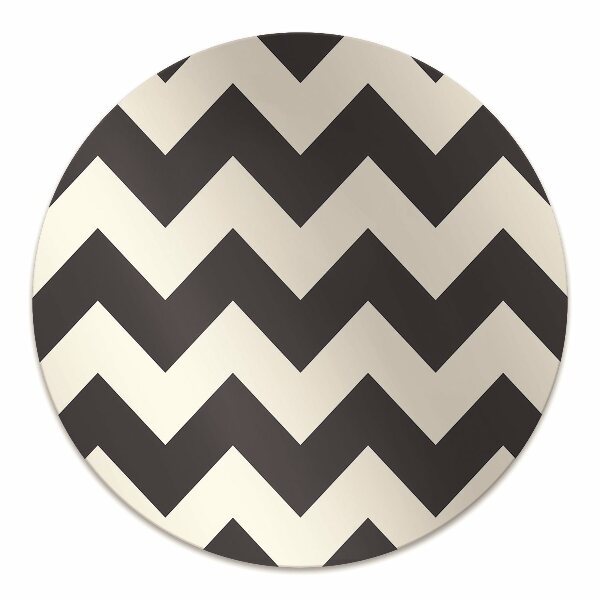 Tapis de chaise de bureau Zigzag