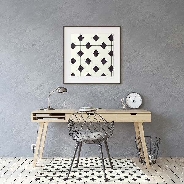Tapis fauteuil bureau do biura Modèle géométrique