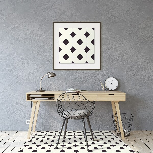 Tapis fauteuil bureau do biura Modèle géométrique