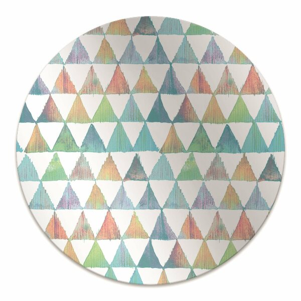 Tapis fauteuil bureau Triangles géométriques