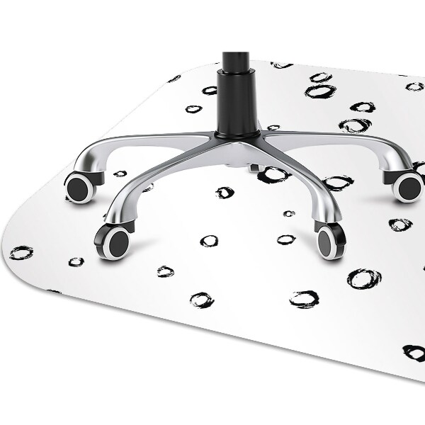 Tapis pour chaise de bureau Roues dessinées