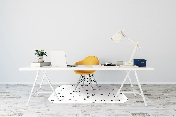 Tapis pour chaise de bureau Roues dessinées