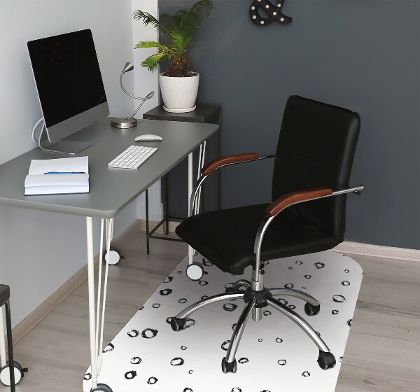 Tapis pour chaise de bureau Roues dessinées