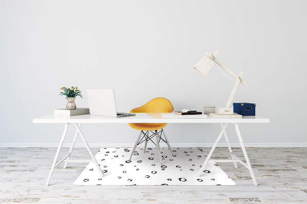 Tapis pour chaise de bureau Roues dessinées
