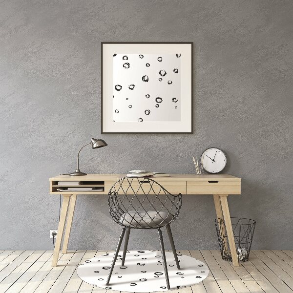 Tapis pour chaise de bureau Roues dessinées