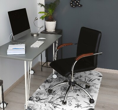 Tapis pour chaise de bureau Bouquet de fleurs