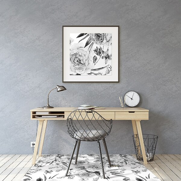Tapis pour chaise de bureau Bouquet de fleurs