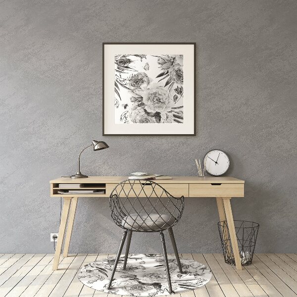 Tapis pour chaise de bureau Bouquet de fleurs