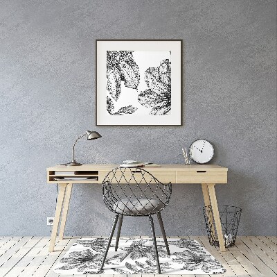 Tapis de chaise de bureau Lilie