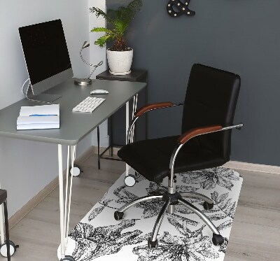 Tapis de chaise de bureau Lilie