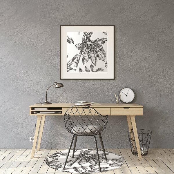 Tapis de chaise de bureau Lilie