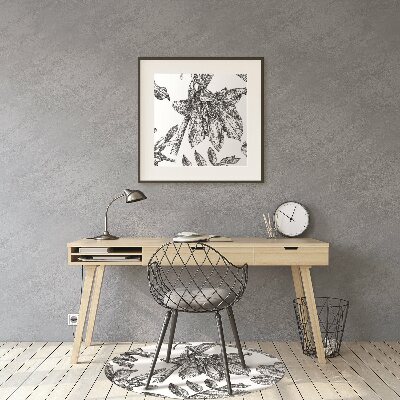 Tapis de chaise de bureau Lilie