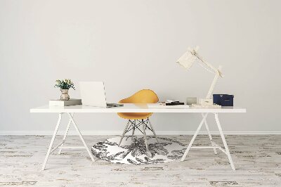 Tapis de chaise de bureau Lilie