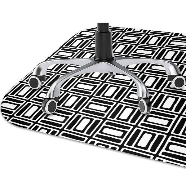 Tapis fauteuil bureau do biura Modèle géométrique
