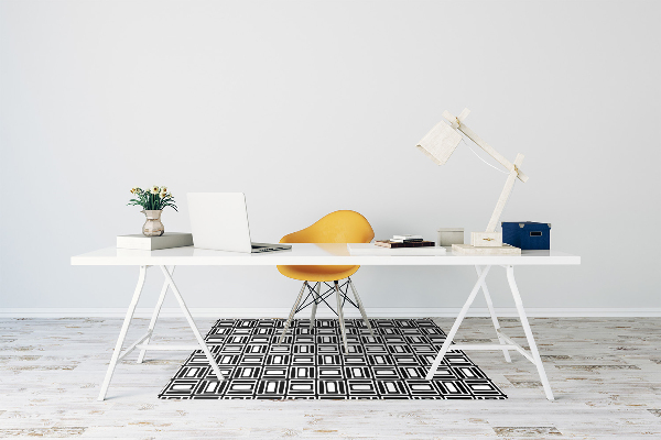 Tapis fauteuil bureau do biura Modèle géométrique