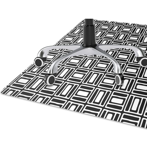 Tapis fauteuil bureau do biura Modèle géométrique