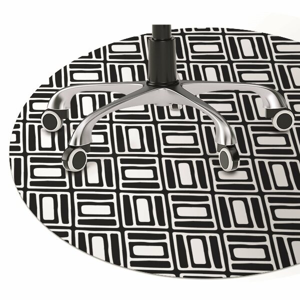 Tapis fauteuil bureau do biura Modèle géométrique
