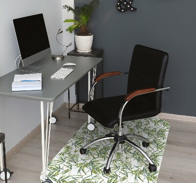 Tapis fauteuil bureau do biura Feuilles exotiques