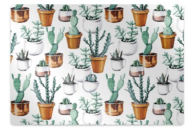 Tapis de chaise Cactus en pots