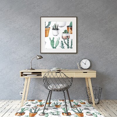 Tapis de chaise Cactus en pots