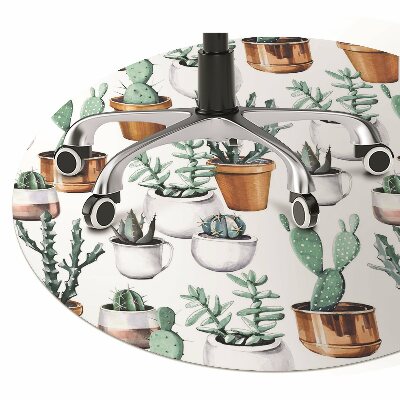 Tapis de chaise Cactus en pots