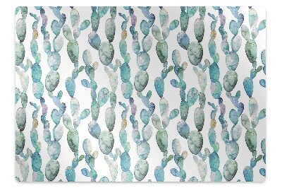 Tapis protège sol Cactus aquarelle