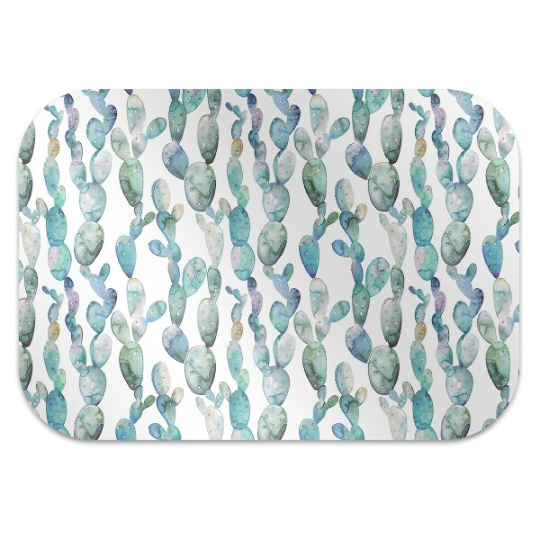 Tapis protège sol Cactus aquarelle
