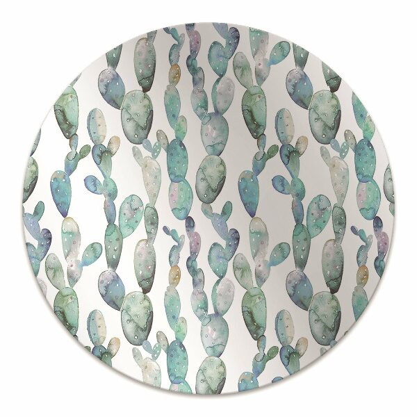 Tapis protège sol Cactus aquarelle