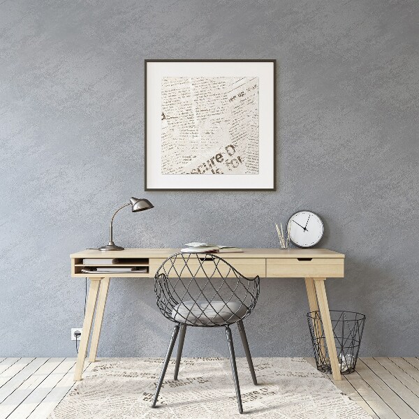 Tapis de protection de sol Journaux Vintage