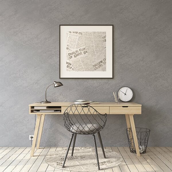 Tapis de protection de sol Journaux Vintage