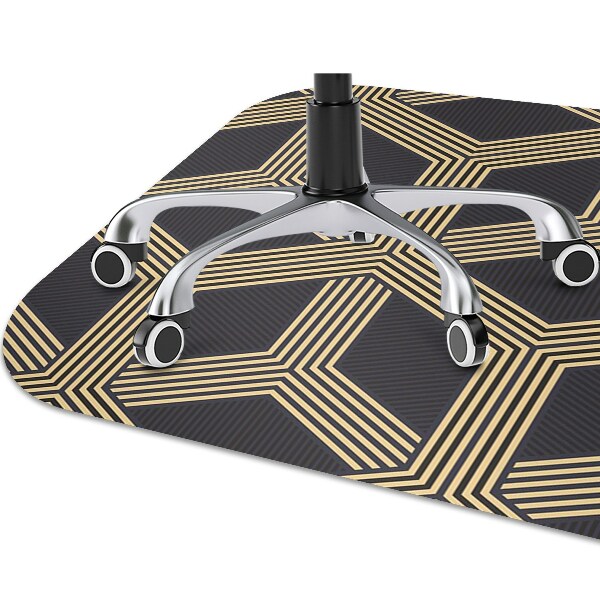Tapis fauteuil bureau do biura Modèle géométrique