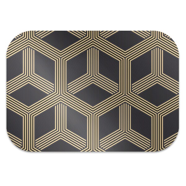 Tapis fauteuil bureau do biura Modèle géométrique