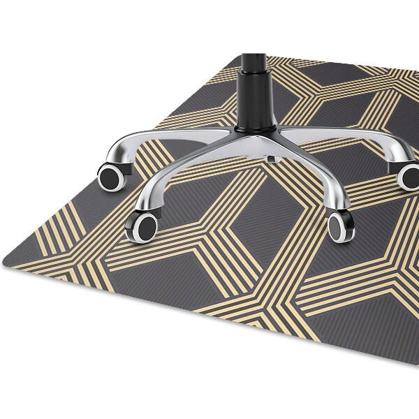 Tapis fauteuil bureau do biura Modèle géométrique
