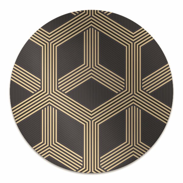 Tapis fauteuil bureau do biura Modèle géométrique
