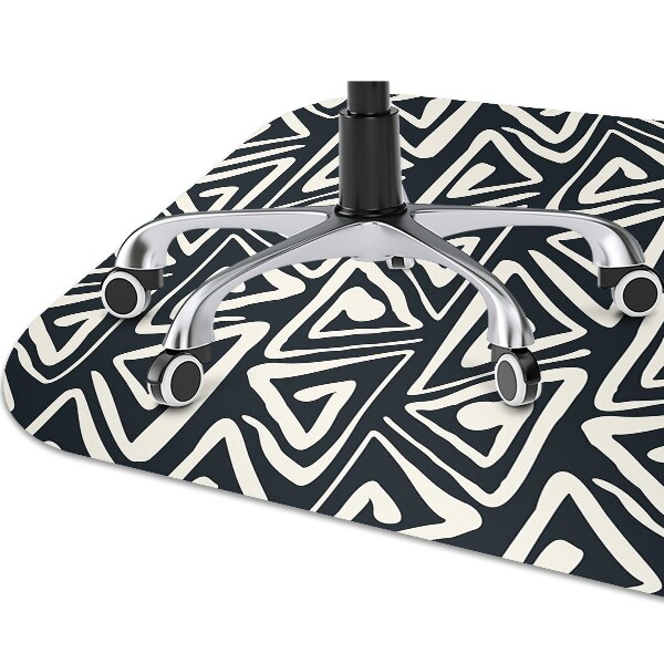 Tapis fauteuil bureau do biura Modèle géométrique