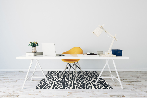 Tapis fauteuil bureau do biura Modèle géométrique