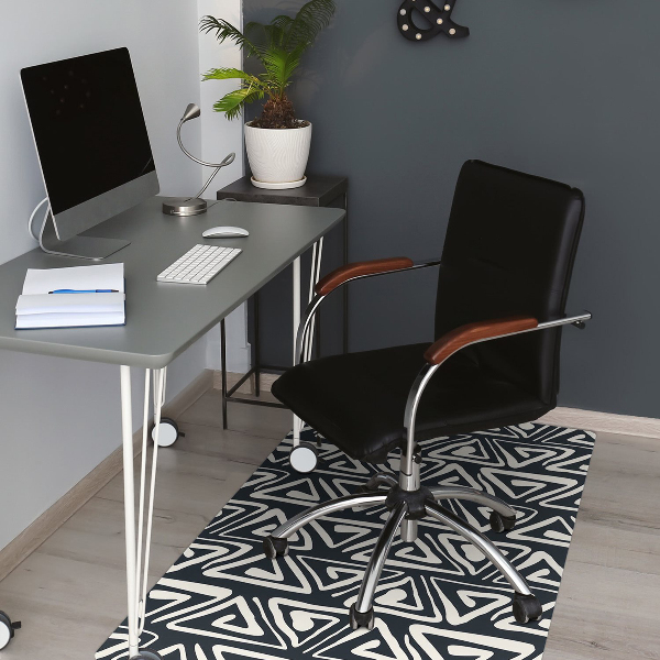 Tapis fauteuil bureau do biura Modèle géométrique