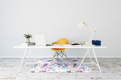 Tapis pour chaise de bureau Jardin de fleurs