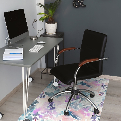 Tapis pour chaise de bureau Jardin de fleurs