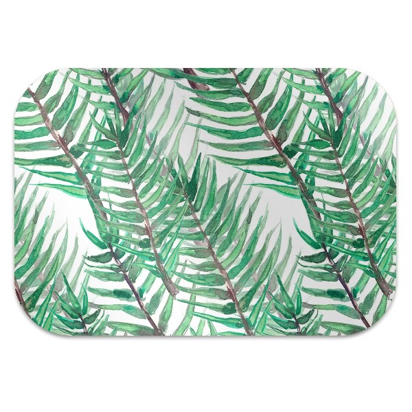 Tapis pour chaise de bureau Feuilles de palmier