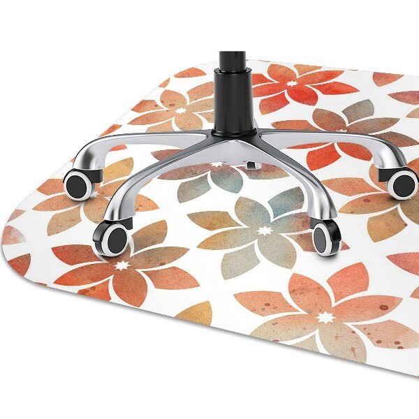 Tapis pour chaise de bureau Motif floral