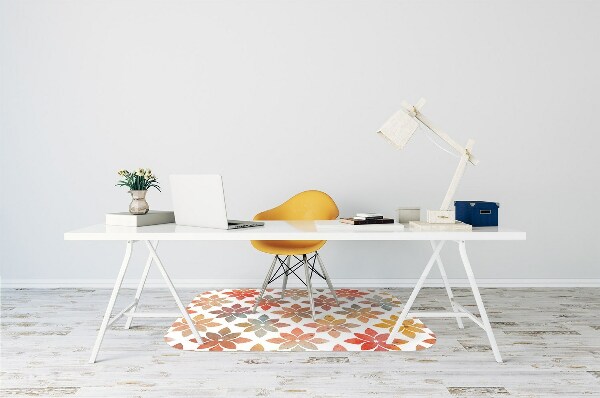 Tapis pour chaise de bureau Motif floral