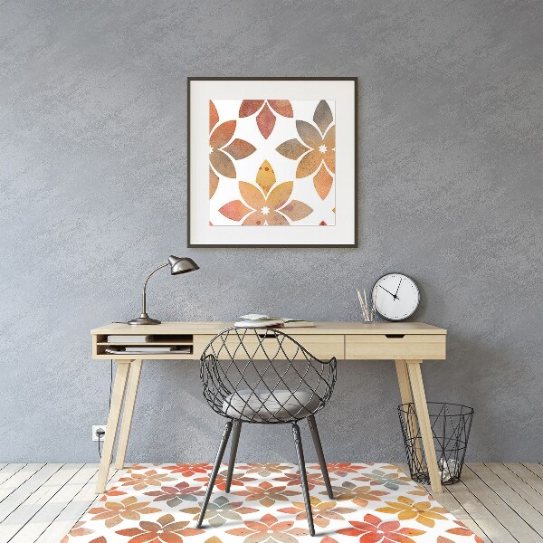 Tapis pour chaise de bureau Motif floral