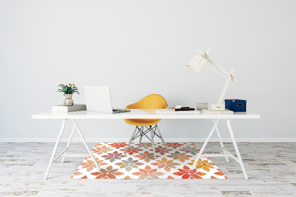 Tapis pour chaise de bureau Motif floral