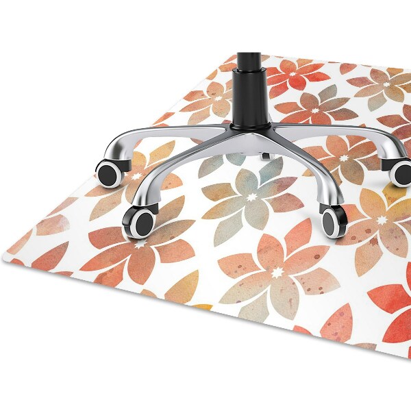 Tapis pour chaise de bureau Motif floral