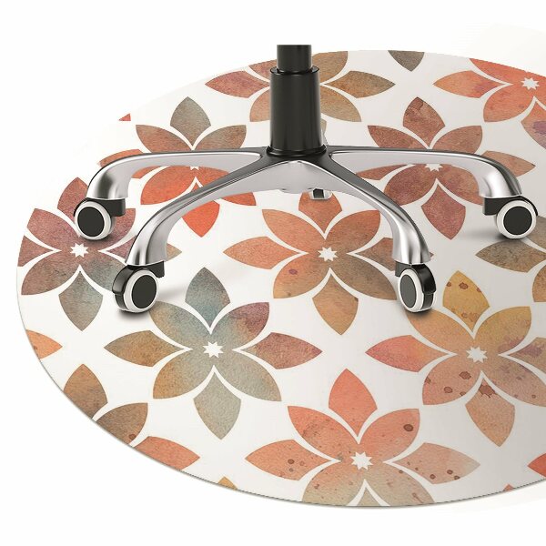 Tapis pour chaise de bureau Motif floral