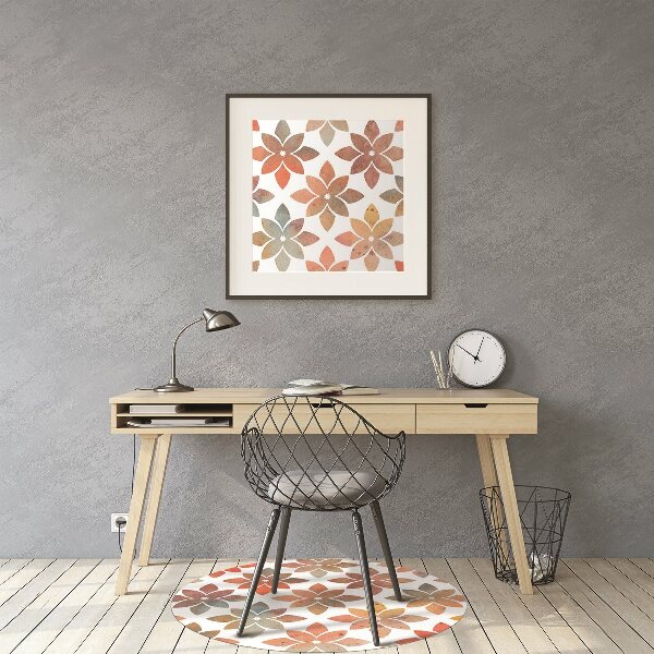 Tapis pour chaise de bureau Motif floral